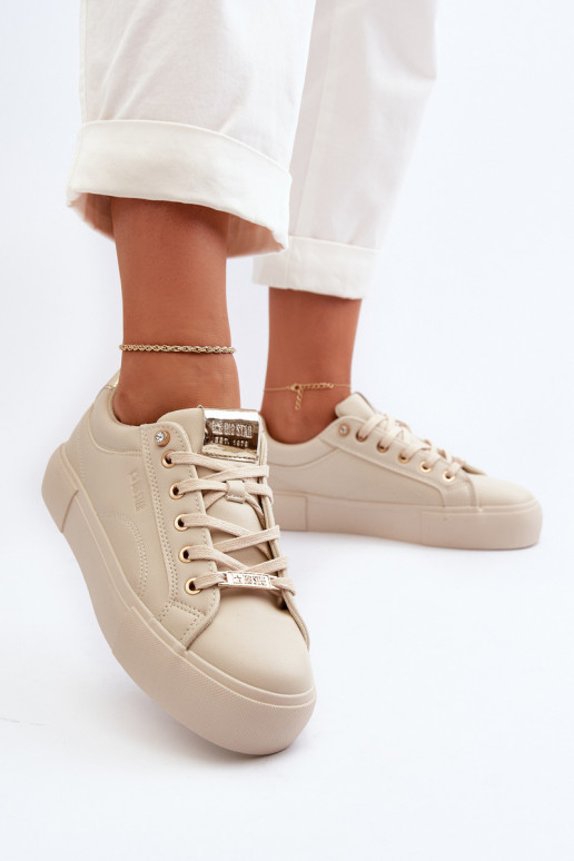 Sneakers tüüpi jalanõud Big Star NN274210 beeži värvi