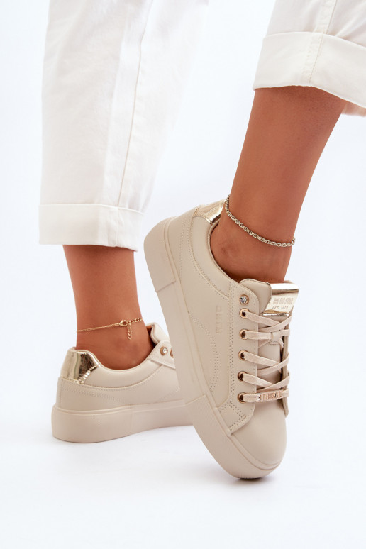 Sneakers tüüpi jalanõud Big Star NN274210 beeži värvi