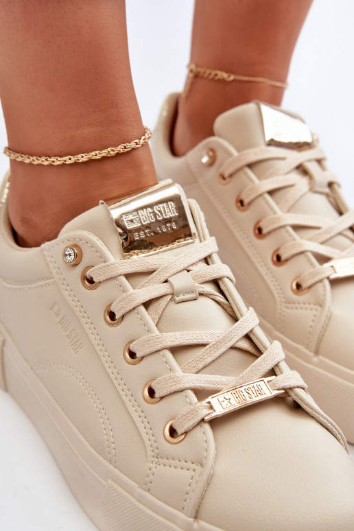 Sneakers tüüpi jalanõud Big Star NN274210 beeži värvi
