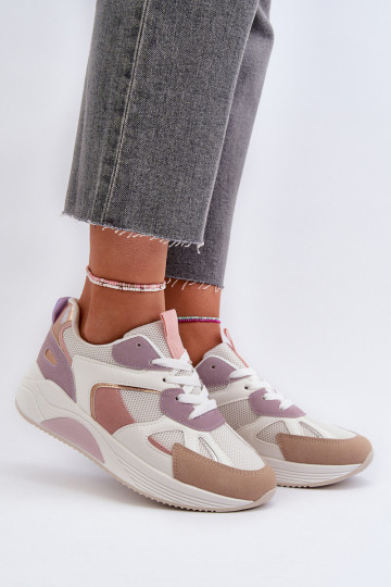 Sneakers tüüpi jalanõud platvormiga Violetne värv Lenivia 2