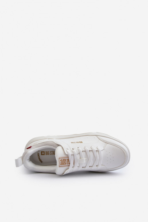 Sneakers tüüpi jalanõud Memory Foam System Big Star NN174149 valget värvi Sneakers tüüpi jalanõud Memory Foam System Big Star NN174149 valget värvi