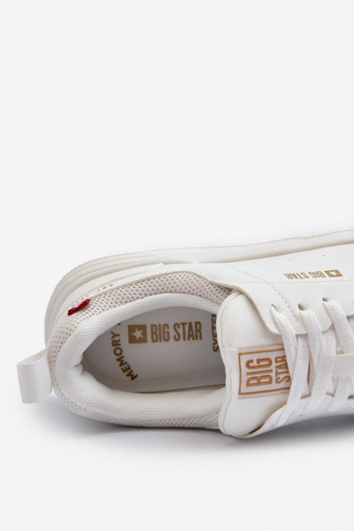 Sneakers tüüpi jalanõud Memory Foam System Big Star NN174149 valget värvi Sneakers tüüpi jalanõud Memory Foam System Big Star NN174149 valget värvi