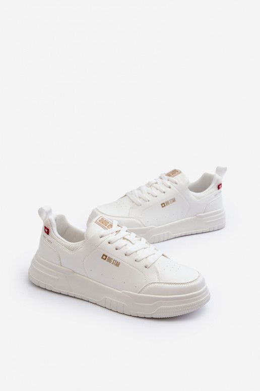 Sneakers tüüpi jalanõud Memory Foam System Big Star NN174149 valget värvi Sneakers tüüpi jalanõud Memory Foam System Big Star NN174149 valget värvi