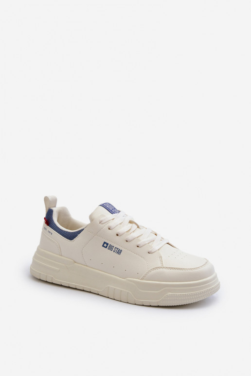 Sneakers tüüpi jalanõud Memory Foam System Big Star NN174150 Elevandiluu värvi