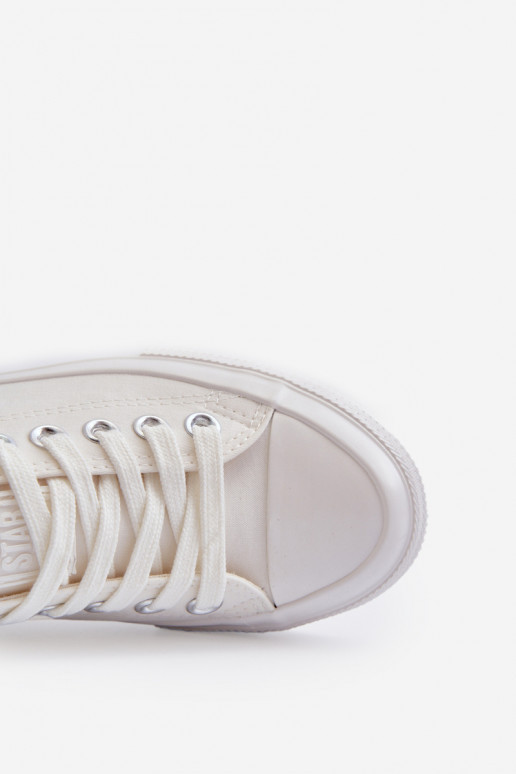 Klassikalise mudeli naiste saapad Big Star NN274285 valget värvi