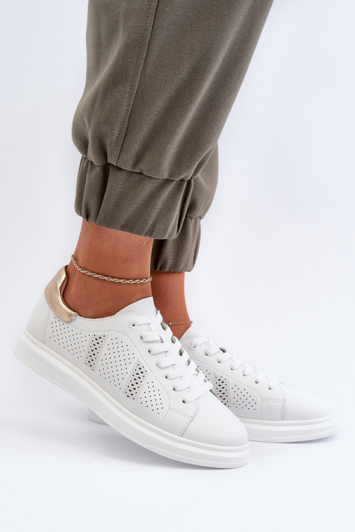 naiste saapad valget värvi S.Barski LR760