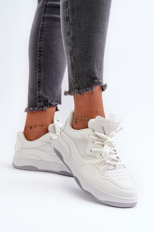 Sneakers tüüpi jalanõud platvormiga valget värvi Etnaria