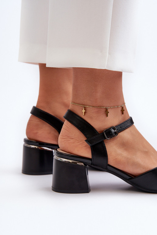 Naistesandaalid  Eko   Sergio Leone SK876 Must