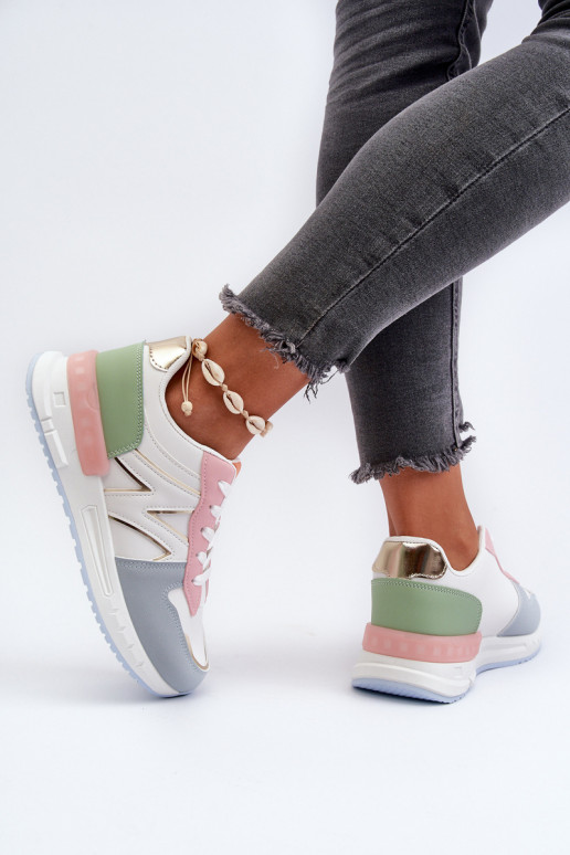 Sneakers tüüpi jalanõud eko-nahast Mitmevärvilised Kaimans