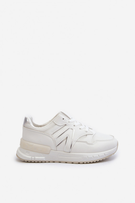 Sneakers tüüpi jalanõud eko-nahast valget värvi Vinelli