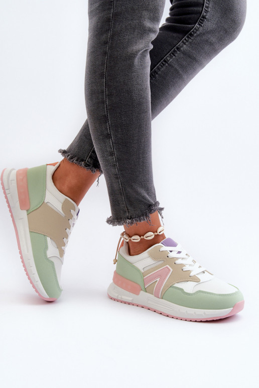 Sneakers tüüpi jalanõud eko-nahast Mitmevärvilised Vinelli