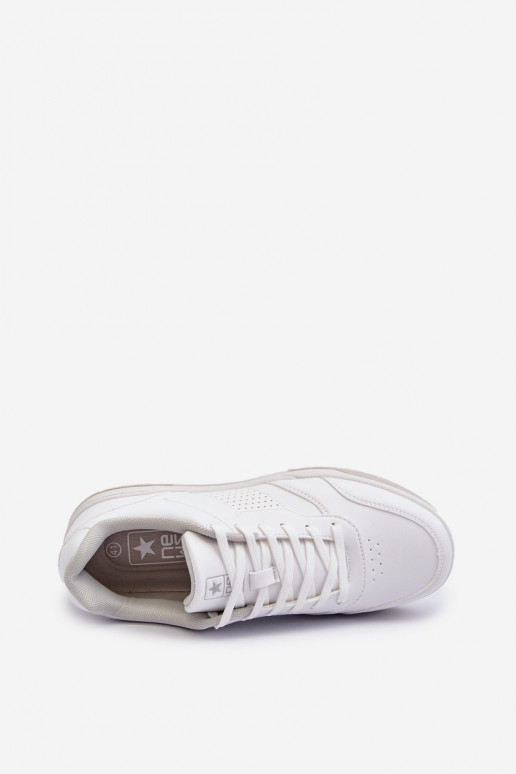 Sneakers tüüpi jalanõud eko-nahast valget värvi Radikalle