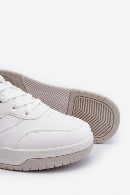 Sneakers tüüpi jalanõud eko-nahast valget värvi Radikalle