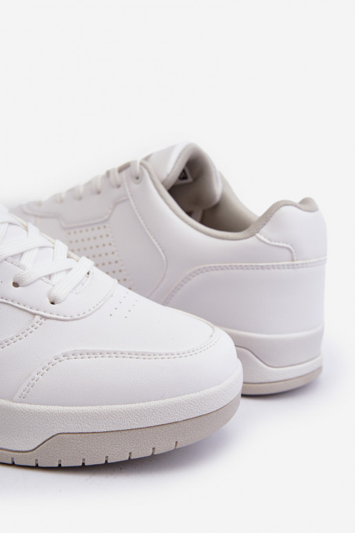 Sneakers tüüpi jalanõud eko-nahast valget värvi Radikalle