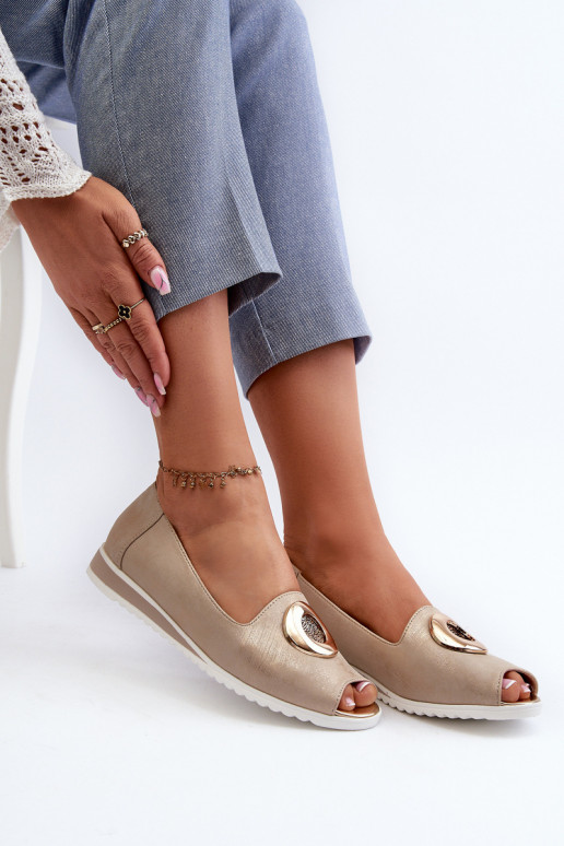 Kingad  kaunistustega Eko   Kuldset värvi Biolita