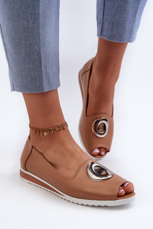 Kingad  kaunistustega Eko   beeži värvi Biolita