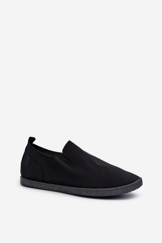 Spordijalatsid vabaaja jalanõud Slip-On mustad Lovinia