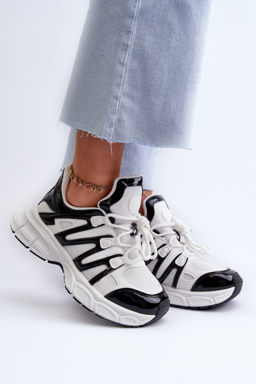 Sneakers tüüpi jalanõud Valget-mustad Ahmani