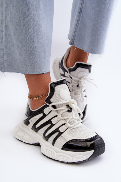 Sneakers tüüpi jalanõud Valget-mustad Ahmani