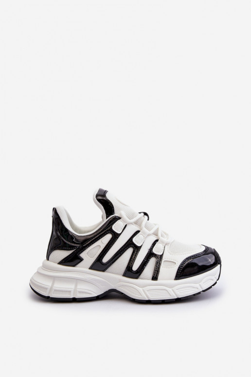 Sneakers tüüpi jalanõud Valget-mustad Ahmani