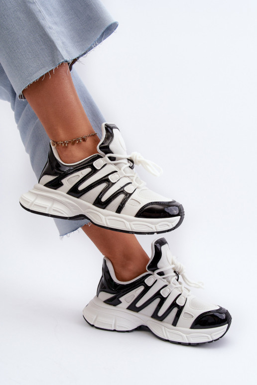 Sneakers tüüpi jalanõud Valget-mustad Ahmani