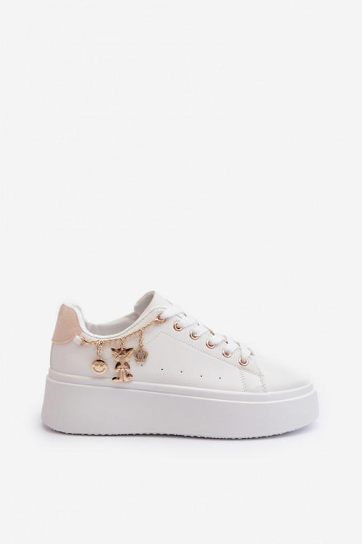 Sneakers tüüpi jalanõud platvormiga valget värvi Tivissa