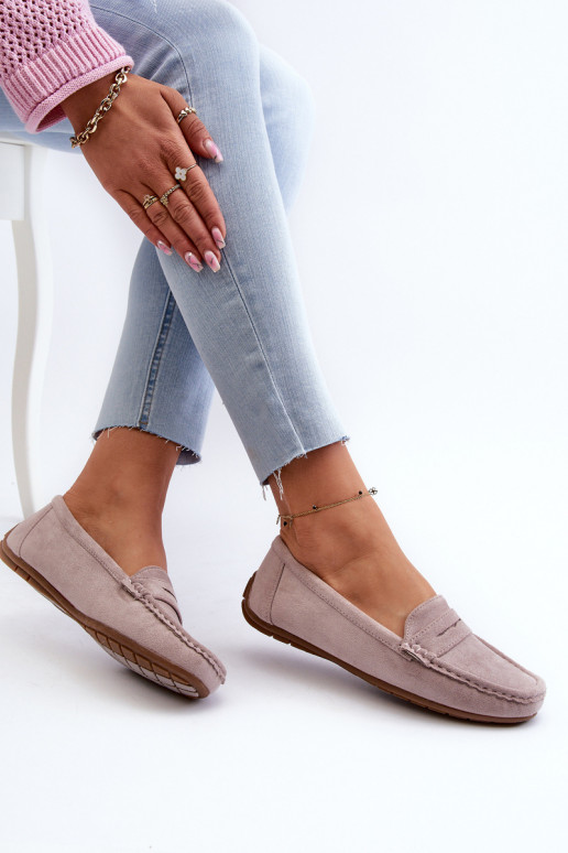 Elegantne mokassinid Violetne värv Lenvie