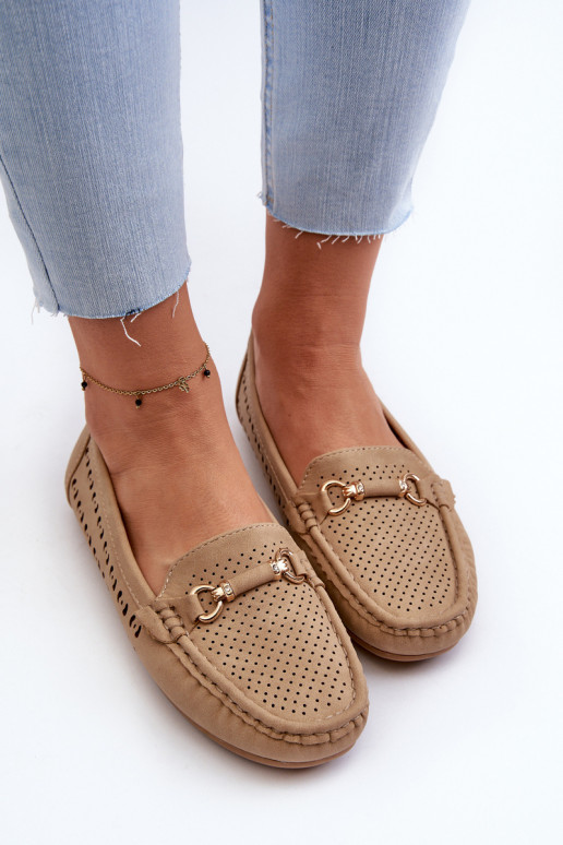 naiste mokassiinid  kaunistustega pruunid värvi Kaydance