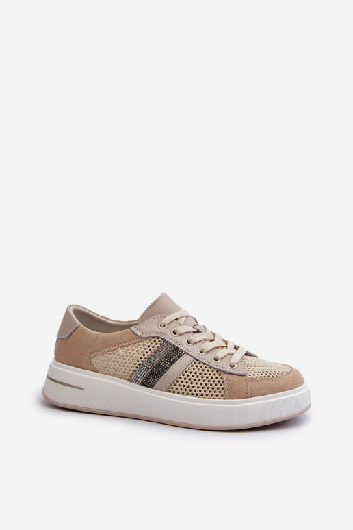 Sneakers tüüpi jalanõud D&A LR110 beeži värvi