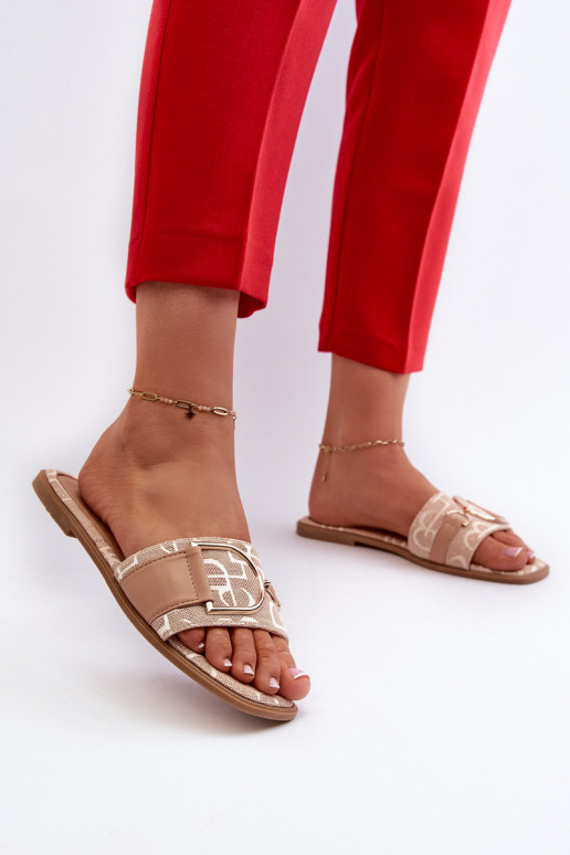 läikiv naiste plätud kaunistustega beeži värvi Taleci läikiv naiste plätud kaunistustega beeži värvi Taleci