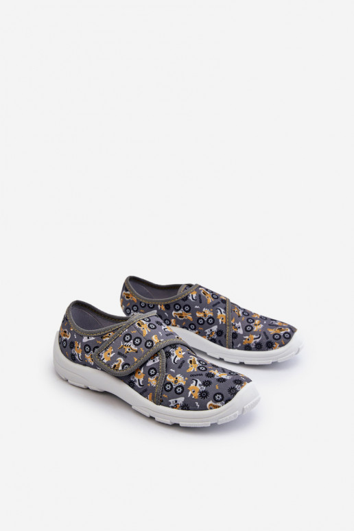 Mugavad sussid poiste krõpsudega kinnitatav Befado 974Y552 Halli värvi Mugavad sussid poiste krõpsudega kinnitatav Befado 974Y552 Halli värvi