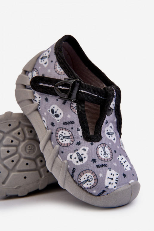 Mugavad sussid Laste jalanõud BEFADO 110N488 Halli värvi Mugavad sussid Laste jalanõud BEFADO 110N488 Halli värvi