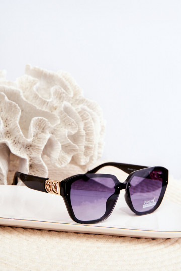 Ze Kuldset värvim Detalem UV400 Must