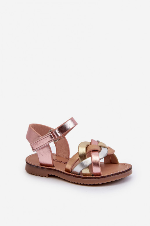 sandaalid Laste jalanõud krõpsudega kinnitatav Z Przeplatającymi Się Paseczkami Mitmevärvilised Dianttha sandaalid Laste jalanõud krõpsudega kinnitatav Z Przeplatającymi Się Paseczkami Mitmevärvilised Dianttha