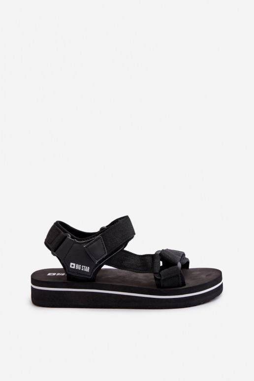Naistesandaalid platvormiga Big Star NN274A532 Must Naistesandaalid platvormiga Big Star NN274A532 Must