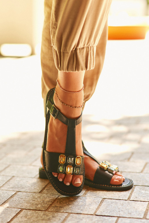 Elegantsed Naistesandaalid  Detalami S.Barski KV27-030 Must