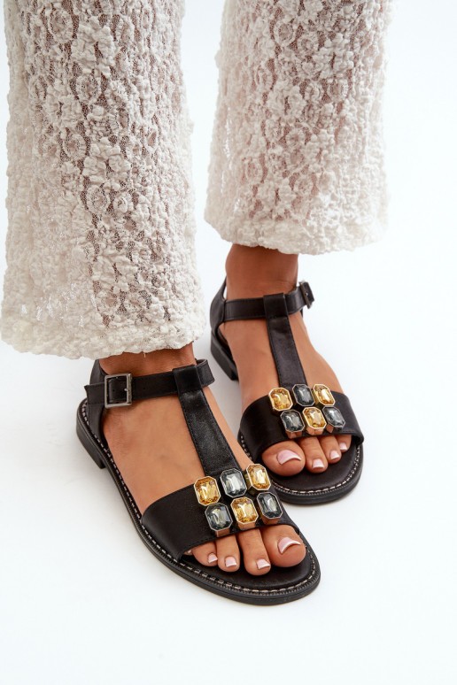 Elegantsed Naistesandaalid  Detalami S.Barski KV27-030 Must