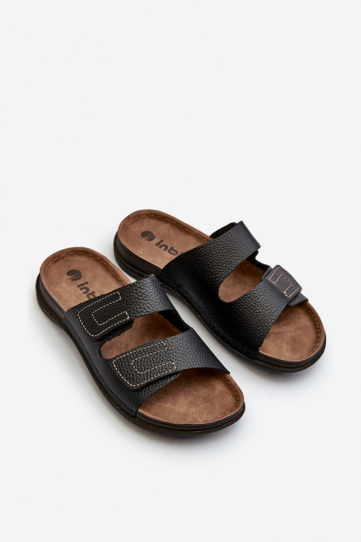 Mugavad sussid  Triipudega krõpsudega kinnitatav Inblu GV00002I Must