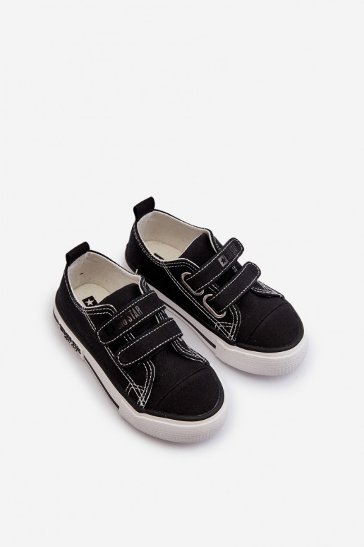 Laste vabaajajalatsid krõpsudega kinnitatav Big Star LL374015 Must Laste vabaajajalatsid krõpsudega kinnitatav Big Star LL374015 Must