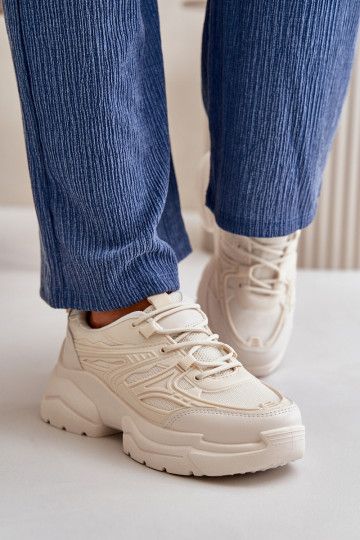 spordijalatsid  tüüpi jalanõud   Elevandiluu värvi Lerista