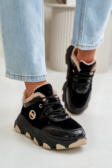  spordijalatsid nööritavad voodriga platvormiga Must Verioras 2