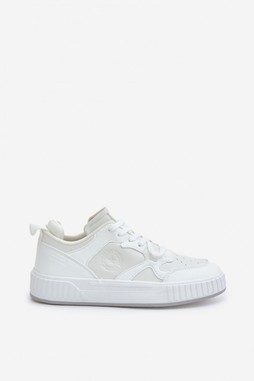 Sneakers tüüpi jalanõud meestele eko-nahast Big Star OO174003 valget värvi