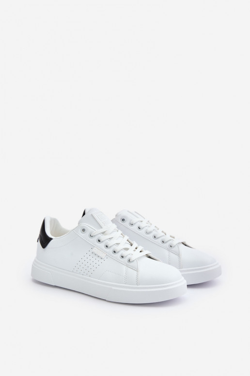 vabaaja jalanõud Sneakers tüüpi jalanõud meestele eko-nahast Big Star OO174115 valget värvi