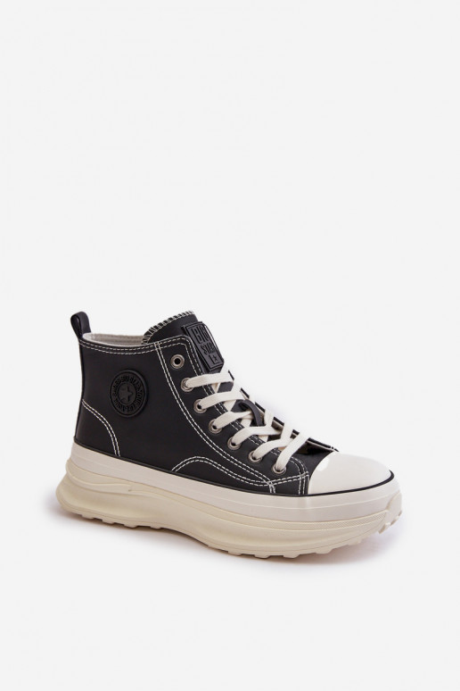 naiste saapad platvormiga Eko   Big Star OO274063 Must naiste saapad platvormiga Eko   Big Star OO274063 Must