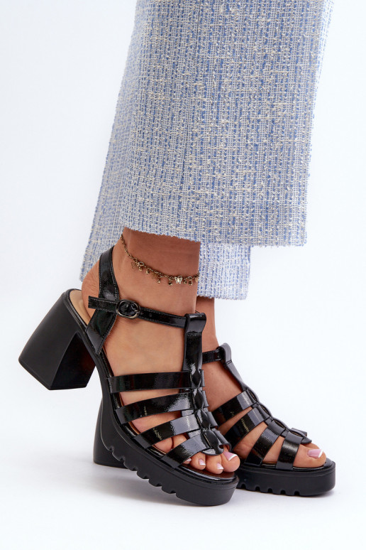 Laque   Naistesandaalid Must Aninifer