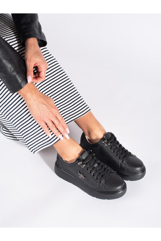   Mustad Naiste kingad platvormiga