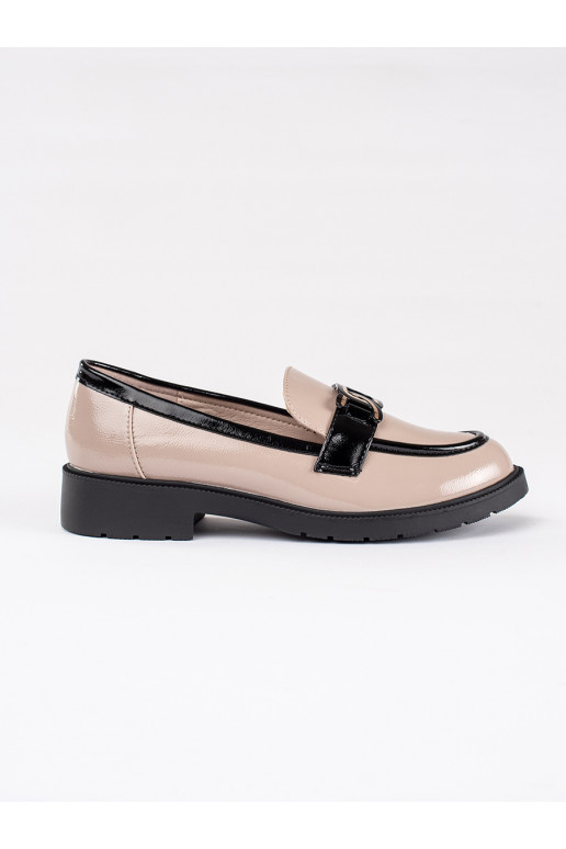 beeži värvi  naiste mokassiinid neetide ja pandlaga beeži värvi  naiste mokassiinid neetide ja pandlaga