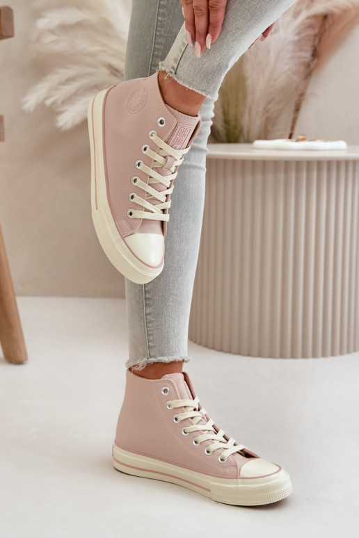 naiste saapad voodriga eko-nahast Tumeroosad värvi Big Star OO274933