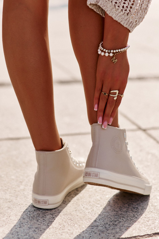 naiste saapad voodriga eko-nahast Tumeroosad värvi Big Star OO274933