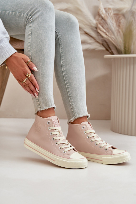 naiste saapad voodriga eko-nahast Tumeroosad värvi Big Star OO274933